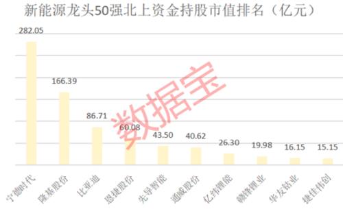 新能源龍頭50強榜單出爐，年內平均漲近91%，北上資金重倉近千億，持續高成長股票揭秘